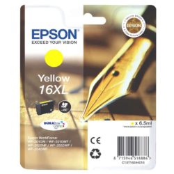 Epson Pen 16XL DURABrite Ultra Ink, High Yield Ink Cartridge, Yellow Single Pack, C13T16344010